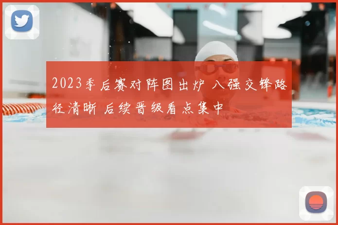 2023季后赛对阵图出炉 八强交锋路径清晰 后续晋级看点集中